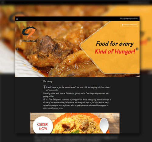 hungercease food web portal